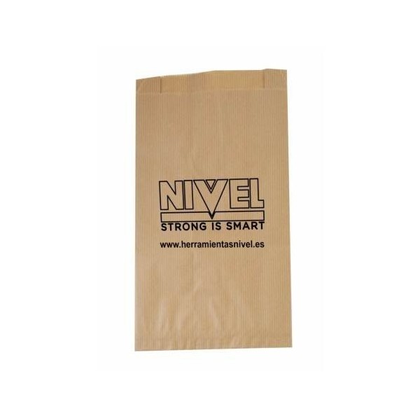 BOLSA PAPEL TPV 12 x 21,5 x 5CM 35GR KRAFT MARR NI