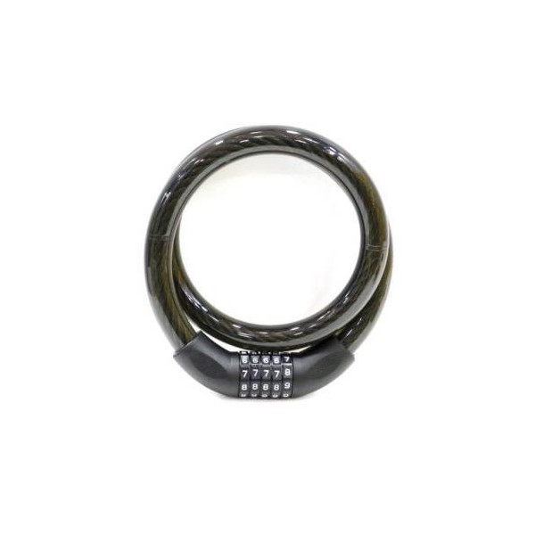 CANDADO ANTIRROBO MOTO 22X1000MM CABLE COMBINACION