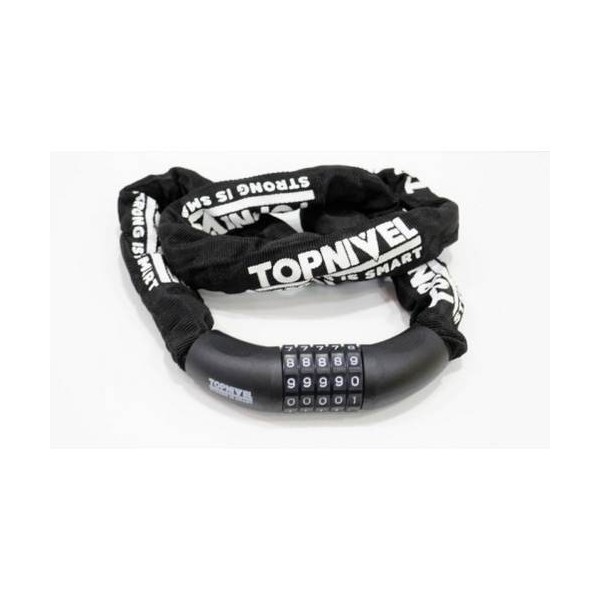 CANDADO ANTIRROBO MOTO 6X1200MM CADENA COMBINACION