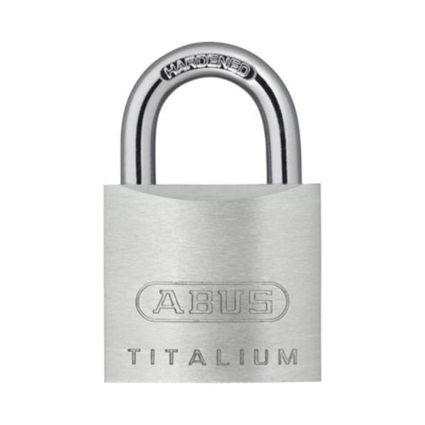 CANDADO SEG 30MM ARCO CORTO ALU TITALIUM ABUS