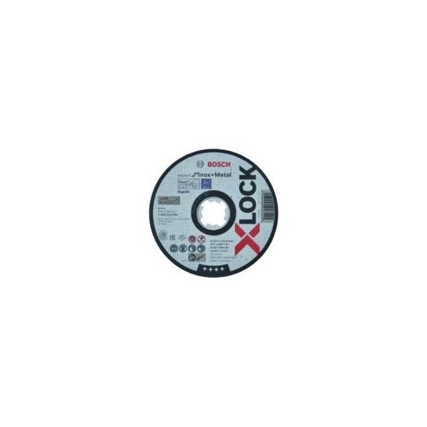 DISCO CORTE INOX Ø 125X1 MM X-LOCK EXPERT BOSCH