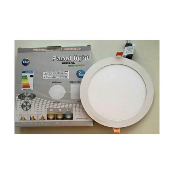 FOCO ILUMIN DOWNLIGHT LED EMP. 20W 2000LM 6400K BL