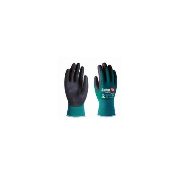 GUANTE MECANICO L09 3L NYLON/LATEX VE/NE BL-015 SU