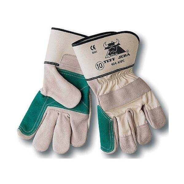 GUANTE SIDERURGIA L09 AMERICANO SERRAJE GR/VER JUB