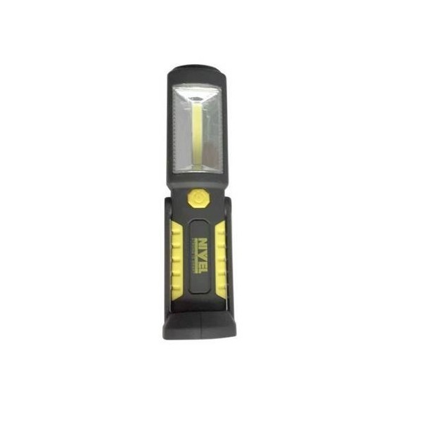 LAMPARA TALLER PORT PILAS 2W+3LED NIVEL