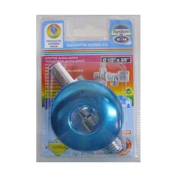 LLAVE FONTANERO REGUL. 1/2X3/8 1/4 VUELTA S&M