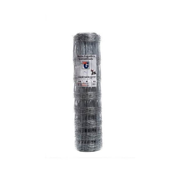 MALLA CERC ANUDADA 1,0X50MT AC GALV 100-08-15 TMG