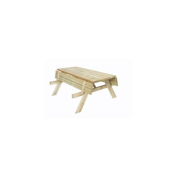 MESA PICNIC 200X74X154CM 8 COMENSALES GARDIUN MAD