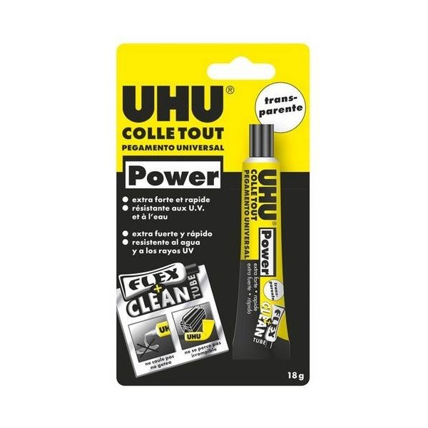 PEGAMENTO UNIV. 18 GR TRA POWER TUBO UHU