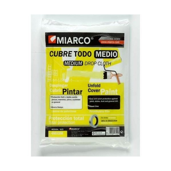 PLASTICO PROTECTOR 04 MTx05MT MEDIO CUBRETODO MIAR