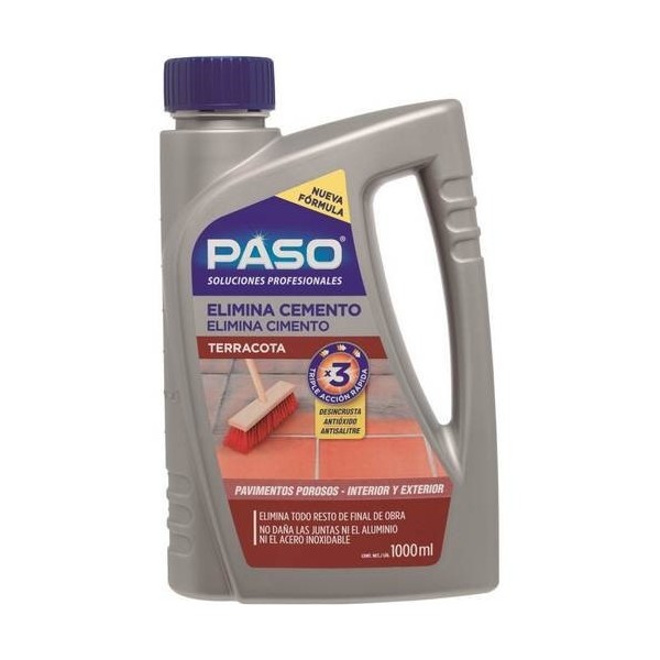 QUITACEMENTO SUELO POROSO Y TERRACOTA PASO 1 LT