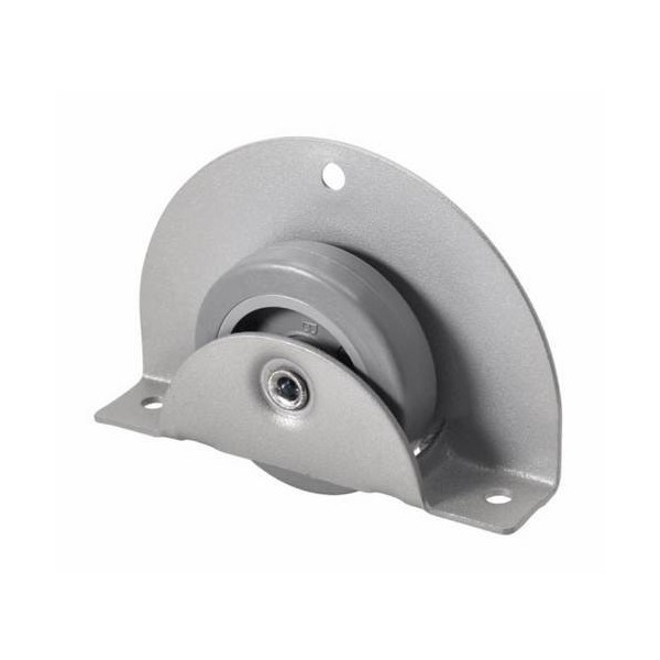 RUEDA FIJA SEMICIR 050MM 1-0772 OCULTA 060KG GOMA