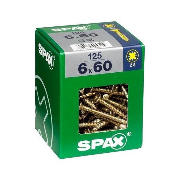 TORNILLO R/MAD. 04,5X050MM BICROMAT. SPAX 200 PZ