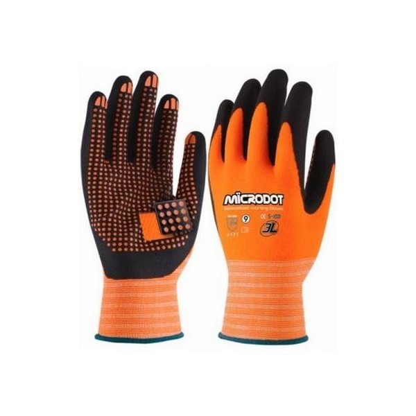 GUANTE MECANICO M08 PUNTOS DOT-T MICRODOT NYL NA/N