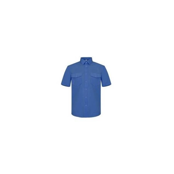 CAMISA TRABAJO T46 TERGAL M/CORTA 2 BOLS. AZ L500