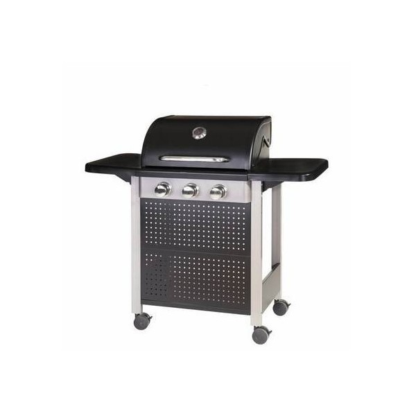BARBACOA GAS 3Q 52X126X110CM C/T ACERO BIRGITT LDK