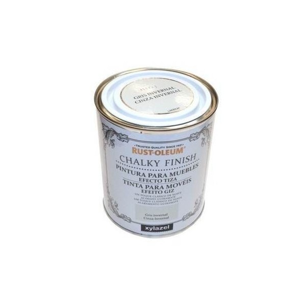 PINTURA AL AGUA PARA MUEBLES 750 ML GR/INV CHALKY