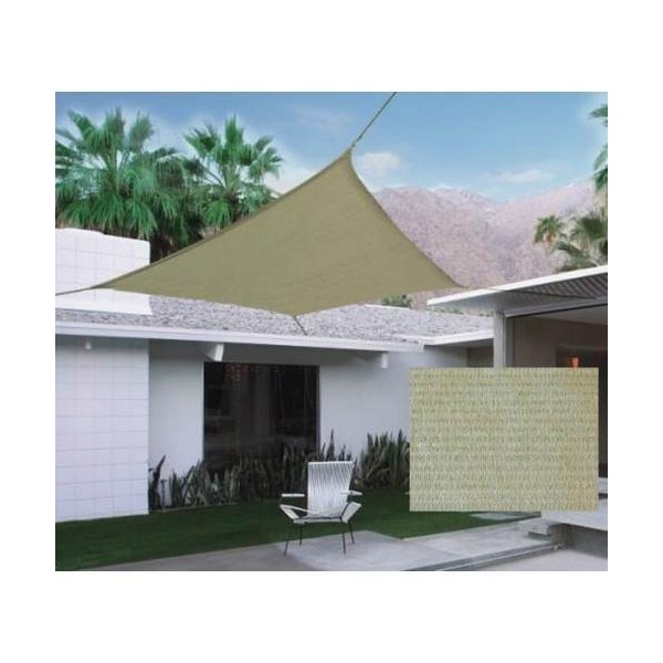 TOLDO JARD 3X3MT CUADRADO NATUUR HDPE BEI NT118877