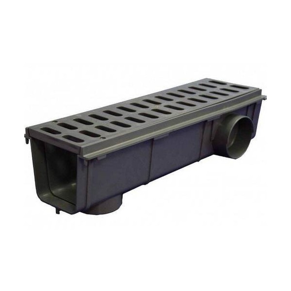 CANALETA EVAC REJ 500X130X130MM 90 PVC GR T-130G H