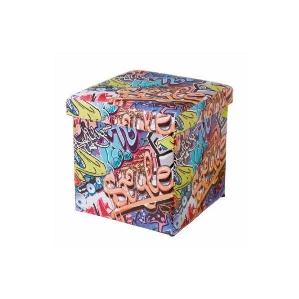 PUF ORDEN 38X38X38CM ARCON UNIMASA GRAFFIT PLE 496