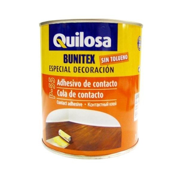 ADHESIVO CONTACTO 1 LT BUNITEX P-55 BOTE QUILOSA
