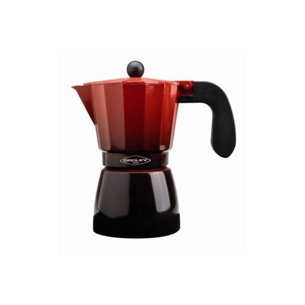 CAFETERA ITALIANA INDUCCION 06TZ CAC.RED. ALU ECOF