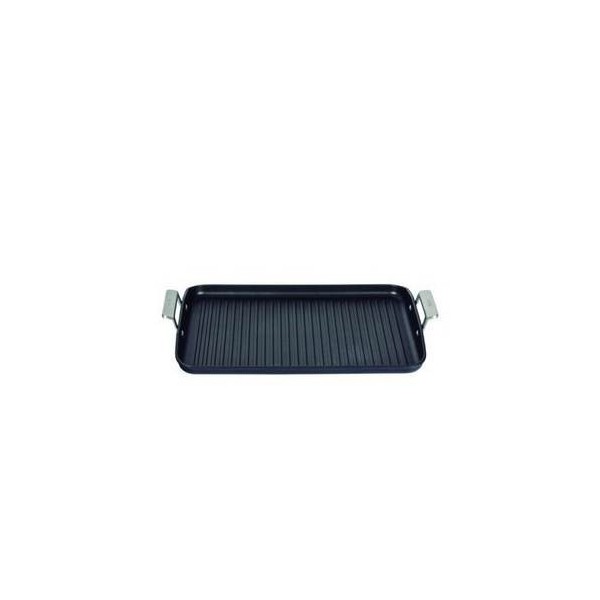 GRILL COC PLANCHA 34X25CM RAYAS AIRE AL/FU VALIRA