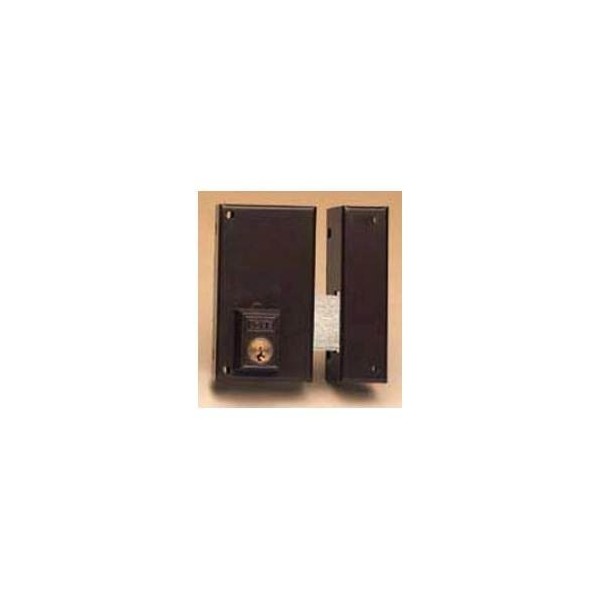 CERRADURA SOBR. 70X40MM 56C70IHN H.NIQ. S/PAL IZQ