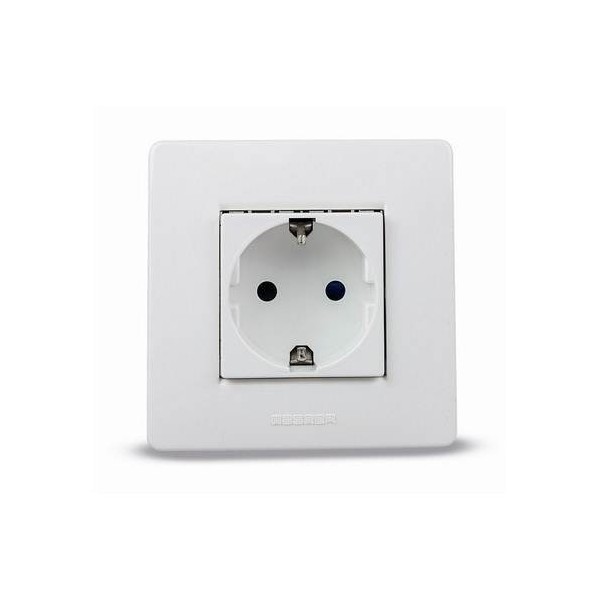 PULSADOR TIM 72x72x28 10A-250V SUP. ABS BL 8010 FA