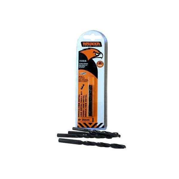 *HK BROCA HSS 3MM 2UNDS D/B