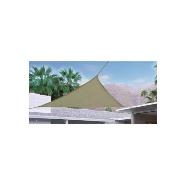 TOLDO JARD 3,6X3,6X3,6MT TRIA NATUUR HDPE BEI NT11