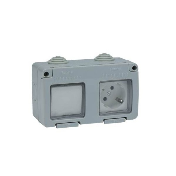 INTERRUPTOR ELEC 10AMP-250V ESTANCO CONM. ENCHUFE