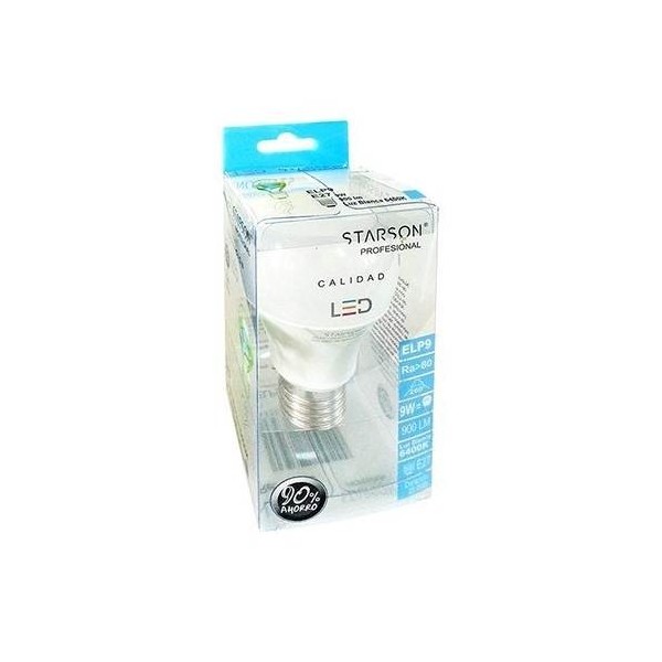 LAMPARA ILUMIN LED ESF. E27 6W 600LM 6400K STARSON