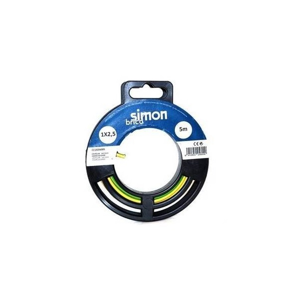 CABLE ELEC 1X2,5   5MT HILO FLEXIBLE SIMON B AM/VE