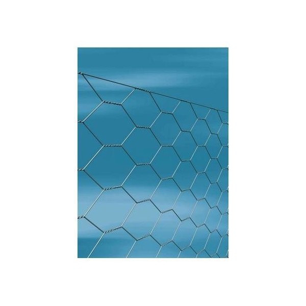 MALLA CERC SIMPLE TORSION 50X14X1,00 25MT AC GALV