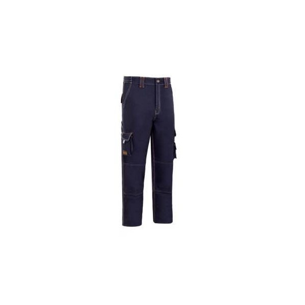 PANTALON TRABAJO T46 ALG AZ/MAR STRETCH TRIPLE COS