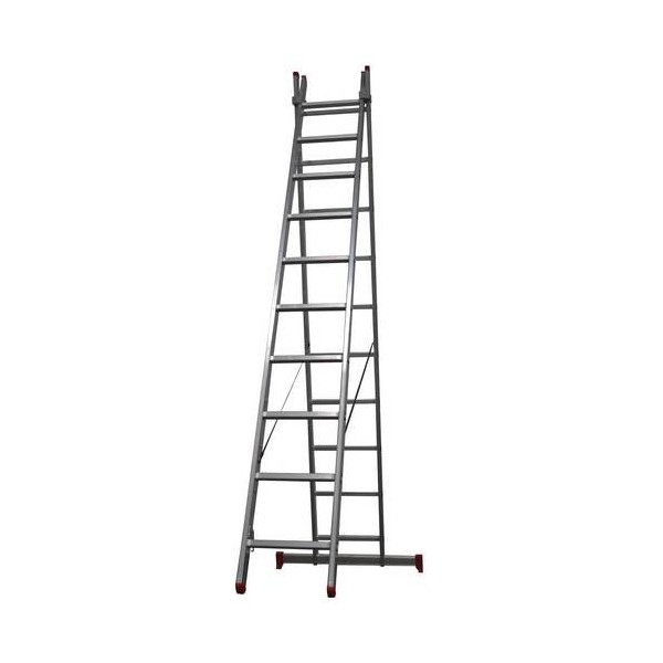 Escalera Aluminio Doble 4,0+4,0 2X15P 16,25Kg