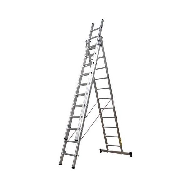 Escalera Aluminio Triple Prof.4,0+4,0+4,0 3X15P