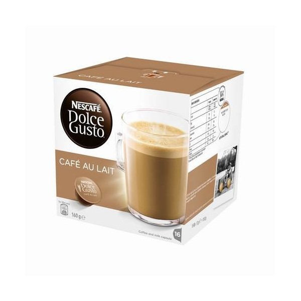 CAPSULA CAFE CON LECHE NESCAFE DOLCE GUSTO 16 PZ