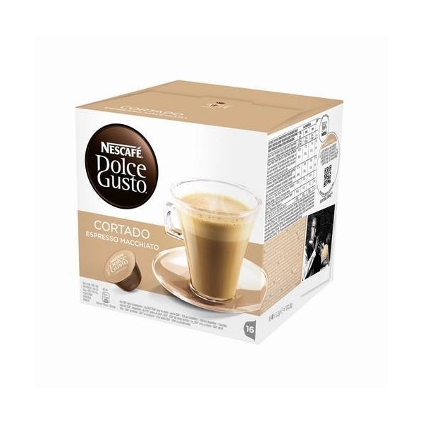 CAPSULA CAFE CORTADO NESCAFE DOLCE GUSTO 16 PZ