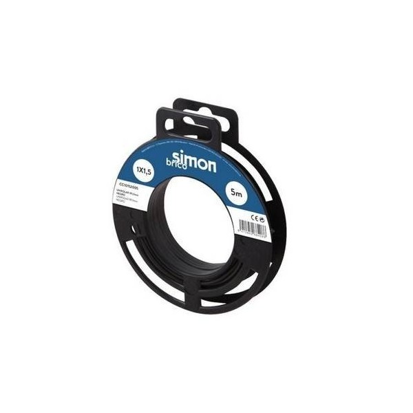 CABLE ELEC 3X2,5 10MT MANG SIMON B BL H05VV-F RDO