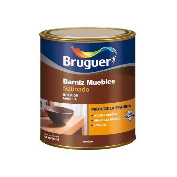 BARNIZ MAD SAT. 250 ML INC. INT. SINT. MO BRUGUER