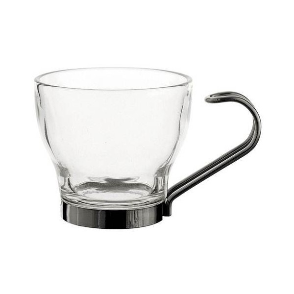 TAZA DESAYUNO C/ASA 10,8CL MO INOX QUID 3 PZ