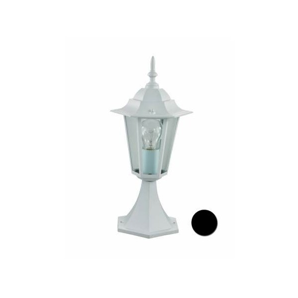 FAROL JARD SOBREMURO E27 60W MET BL ORLANDO LUXFOR