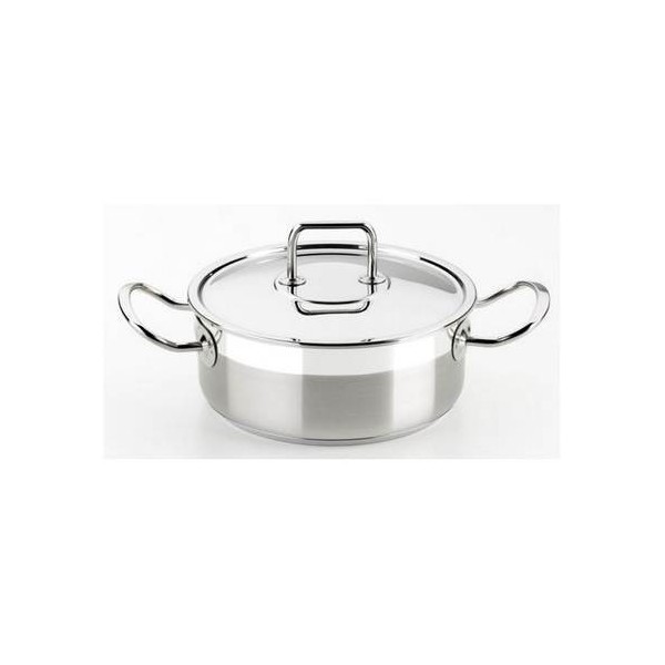 CACEROLA 20CM C/TAPA IND INOX PROF. BRA