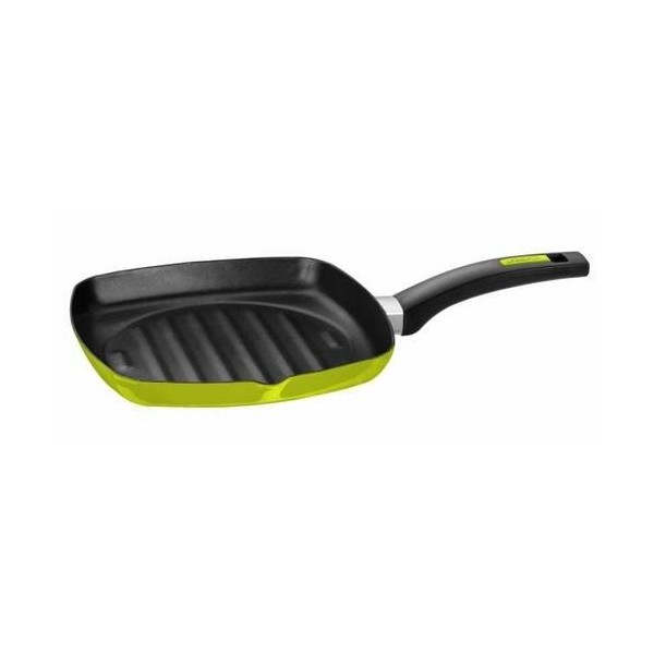 GRILL PLANCHA 27X27CM RAYAS C/M A/ESM VER LIMA MON