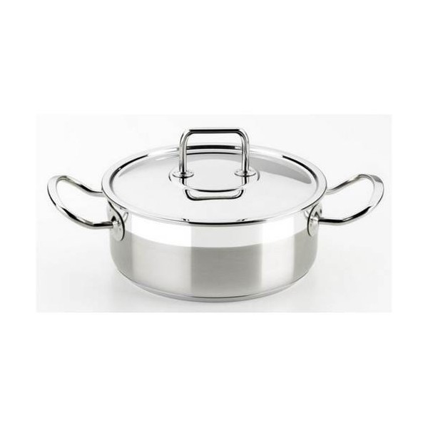 CACEROLA 26CM C/TAPA IND INOX PROF. BRA