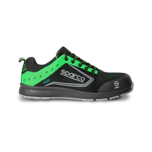 ZAPATO SEG T46 NEGRA/VERDE CUP 07526NRVF