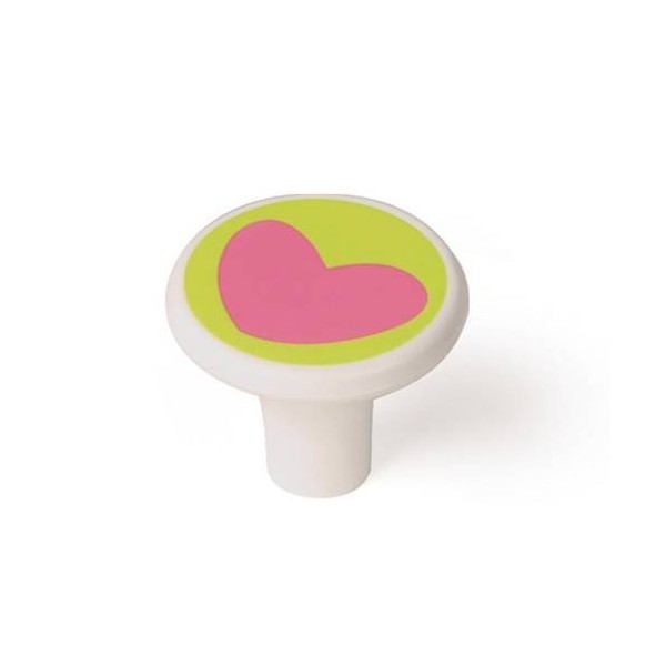 POMO MUEB 30MM INFANTIL ABS CORAZON REI