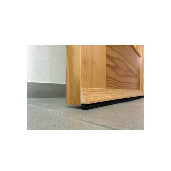 BR BURLETE PVC POROSO 1MTR ROBLE